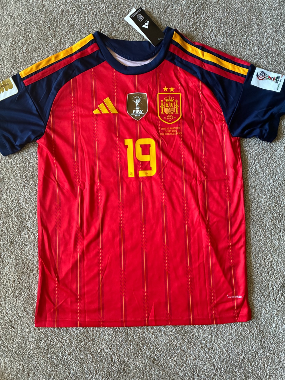adidas Spain WC26 Final shirt 2 * #Lamine Yamal
